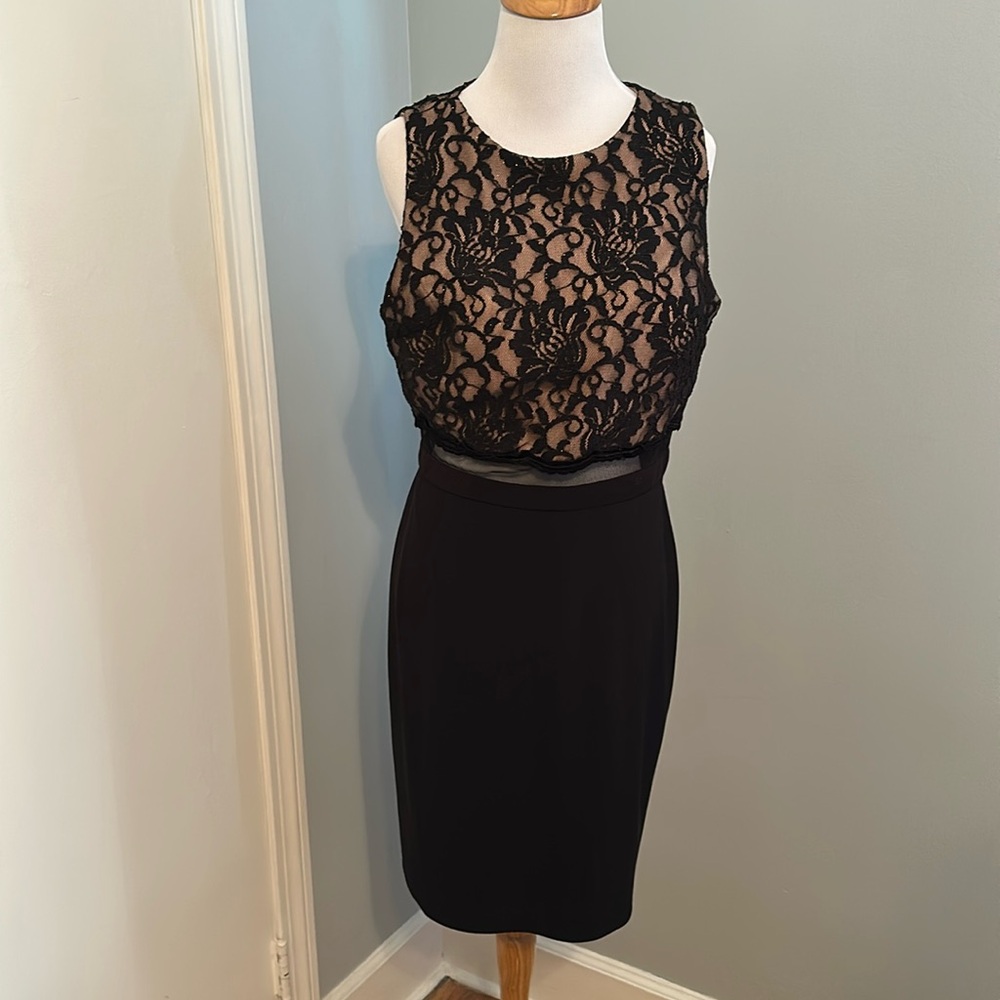 Black Lace mini dress